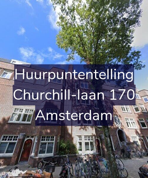 Foto gevel Huurpuntentelling voor Churchill-laan 170, Amsterdam