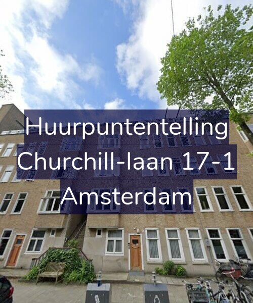 Foto gevel Huurpuntentelling voor Churchill-laan 17-1, Amsterdam