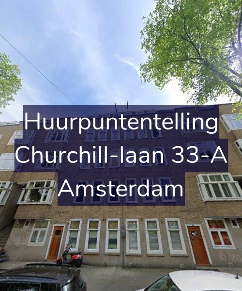 Foto gevel Huurpuntentelling voor Churchill-laan 33-A, Amsterdam