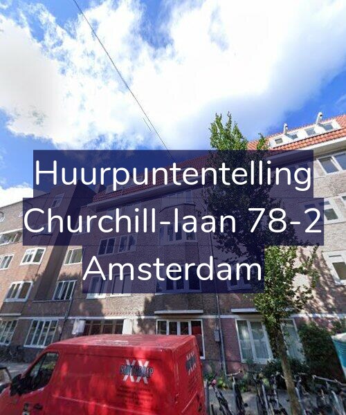 Foto gevel Huurpuntentelling voor Churchill-laan 78-2, Amsterdam