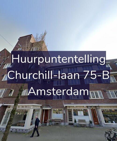 Foto gevel Huurpuntentelling voor Churchill-laan 75-B, Amsterdam