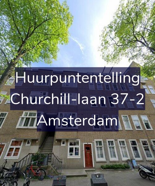 Foto gevel Huurpuntentelling voor Churchill-laan 37-2, Amsterdam