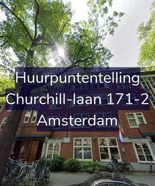 Foto gevel Huurpuntentelling voor Churchill-laan 171-2, Amsterdam