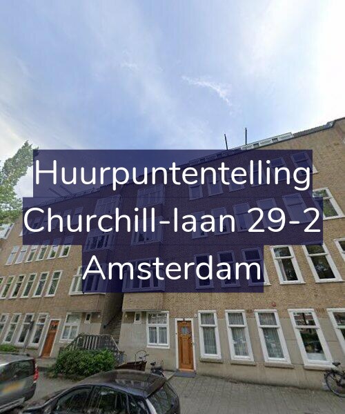 Foto gevel Huurpuntentelling voor Churchill-laan 29-2, Amsterdam