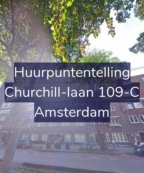 Foto gevel Huurpuntentelling voor Churchill-laan 109-C, Amsterdam