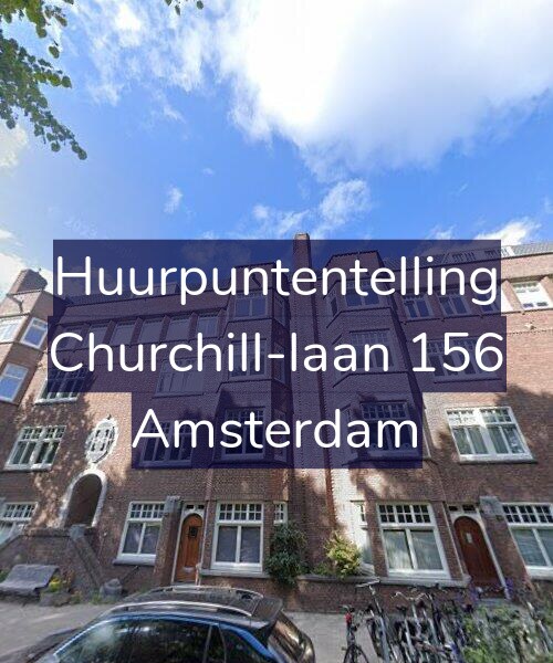 Foto gevel Huurpuntentelling voor Churchill-laan 156, Amsterdam