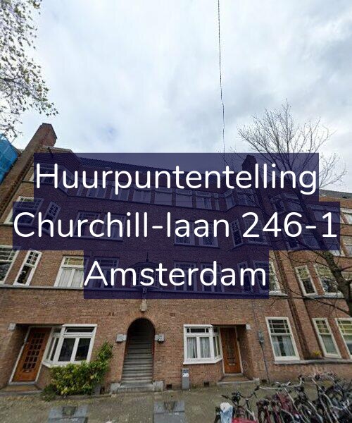 Foto gevel Huurpuntentelling voor Churchill-laan 246-1, Amsterdam