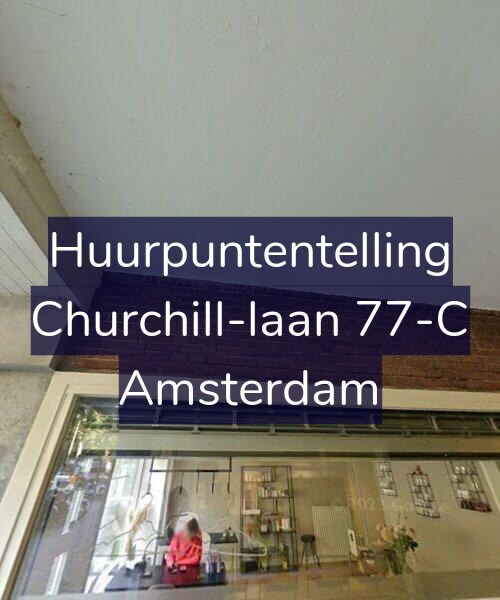 Foto gevel Huurpuntentelling voor Churchill-laan 77-C, Amsterdam