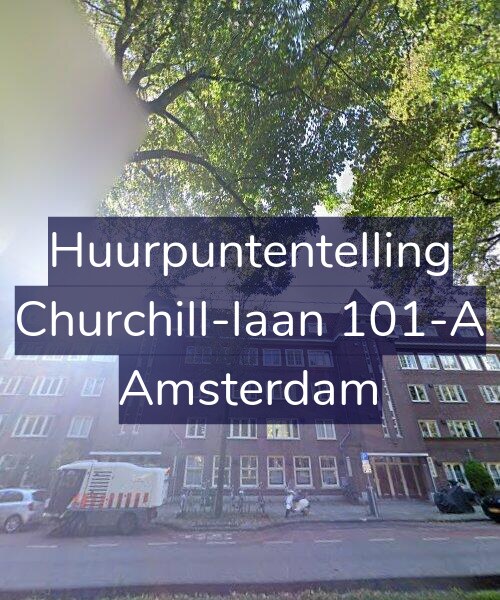 Foto gevel Huurpuntentelling voor Churchill-laan 101-A, Amsterdam