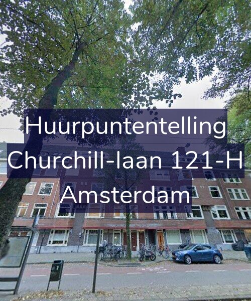 Foto gevel Huurpuntentelling voor Churchill-laan 121-H, Amsterdam