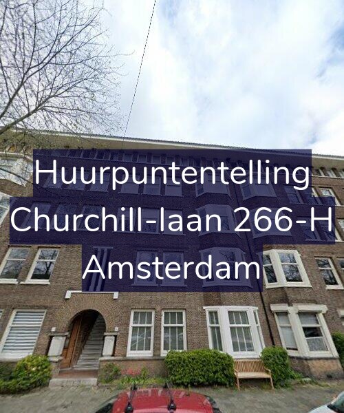 Foto gevel Huurpuntentelling voor Churchill-laan 266-H, Amsterdam