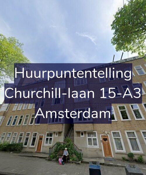 Foto gevel Huurpuntentelling voor Churchill-laan 15-A3, Amsterdam