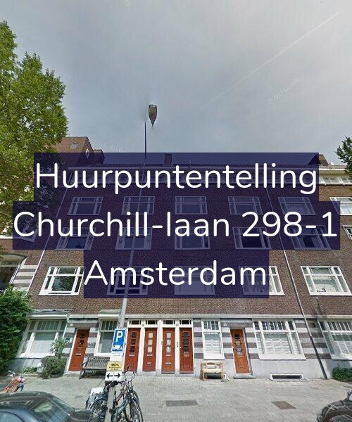 Foto gevel Huurpuntentelling voor Churchill-laan 298-1, Amsterdam