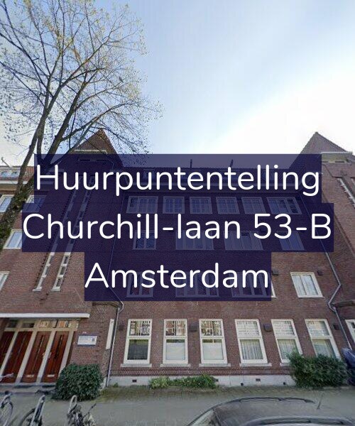 Foto gevel Huurpuntentelling voor Churchill-laan 53-B, Amsterdam