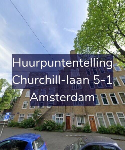 Foto gevel Huurpuntentelling voor Churchill-laan 5-1, Amsterdam