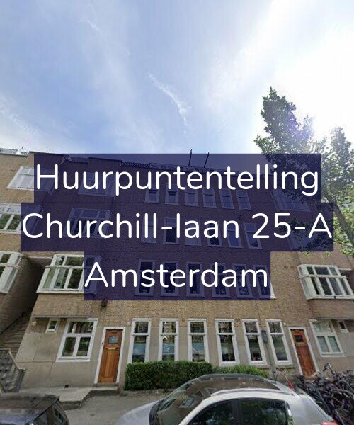 Foto gevel Huurpuntentelling voor Churchill-laan 25-A, Amsterdam