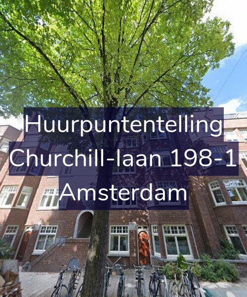 Foto gevel Huurpuntentelling voor Churchill-laan 198-1, Amsterdam