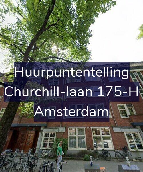 Foto gevel Huurpuntentelling voor Churchill-laan 175-H, Amsterdam