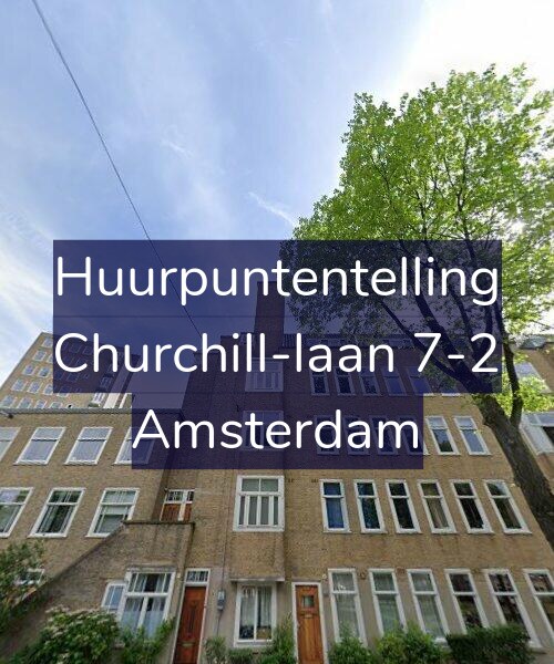 Foto gevel Huurpuntentelling voor Churchill-laan 7-2, Amsterdam