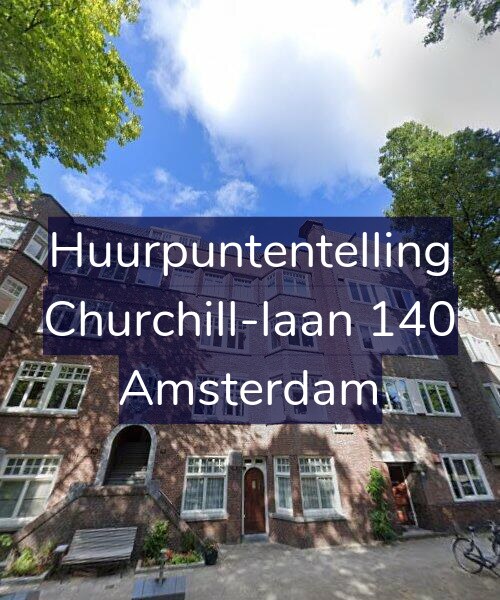 Foto gevel Huurpuntentelling voor Churchill-laan 140, Amsterdam