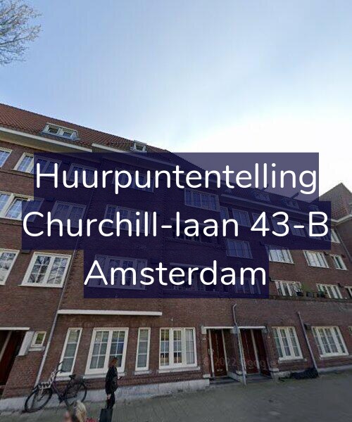 Foto gevel Huurpuntentelling voor Churchill-laan 43-B, Amsterdam