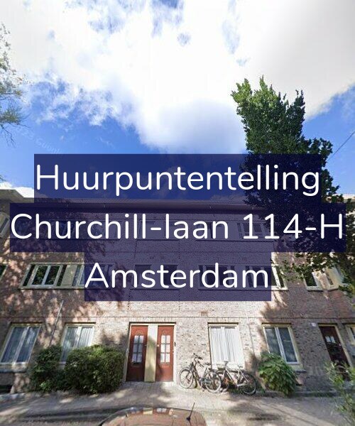 Foto gevel Huurpuntentelling voor Churchill-laan 114-H, Amsterdam