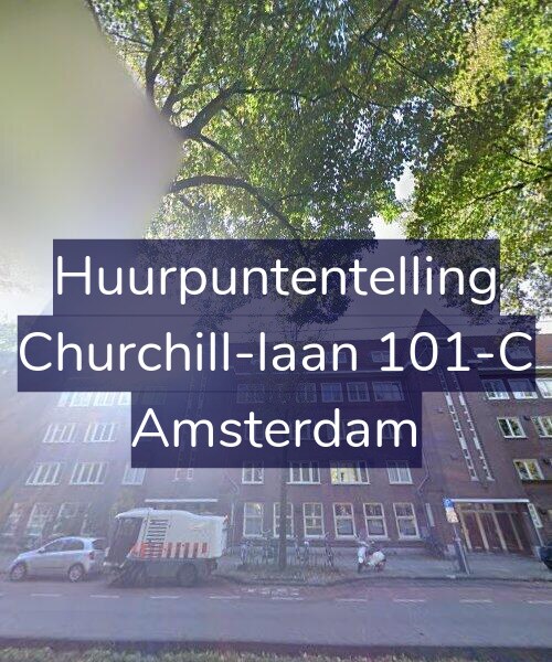 Foto gevel Huurpuntentelling voor Churchill-laan 101-C, Amsterdam