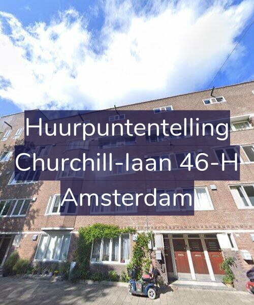 Foto gevel Huurpuntentelling voor Churchill-laan 46-H, Amsterdam