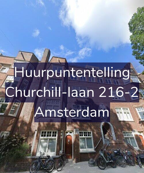 Foto gevel Huurpuntentelling voor Churchill-laan 216-2, Amsterdam