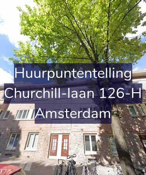 Foto gevel Huurpuntentelling voor Churchill-laan 126-H, Amsterdam
