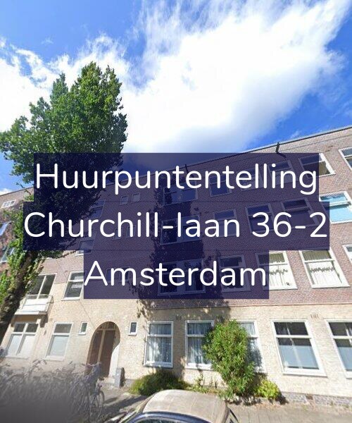 Foto gevel Huurpuntentelling voor Churchill-laan 36-2, Amsterdam