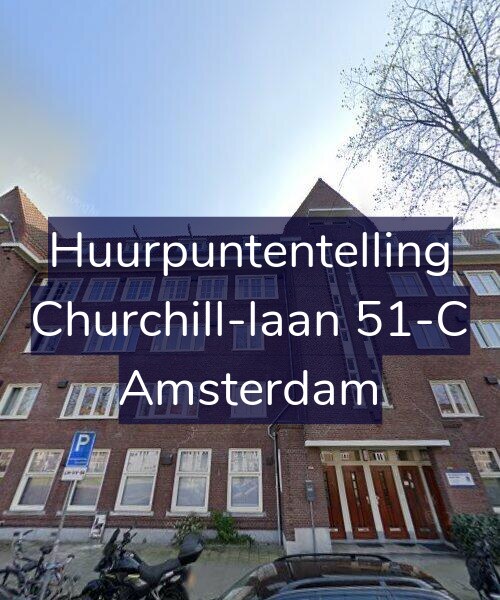 Foto gevel Huurpuntentelling voor Churchill-laan 51-C, Amsterdam