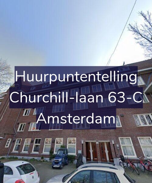 Foto gevel Huurpuntentelling voor Churchill-laan 63-C, Amsterdam