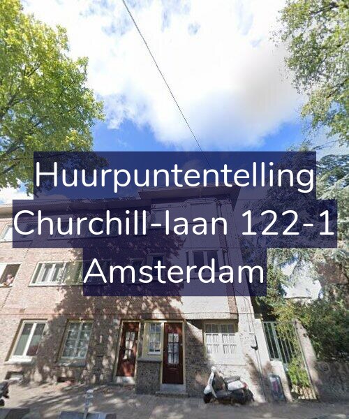 Foto gevel Huurpuntentelling voor Churchill-laan 122-1, Amsterdam