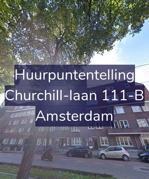 Foto gevel Huurpuntentelling voor Churchill-laan 111-B, Amsterdam