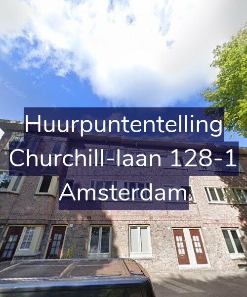Foto gevel Huurpuntentelling voor Churchill-laan 128-1, Amsterdam