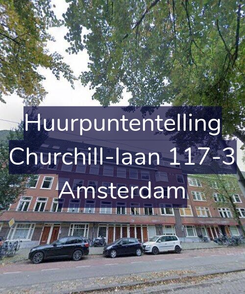 Foto gevel Huurpuntentelling voor Churchill-laan 117-3, Amsterdam