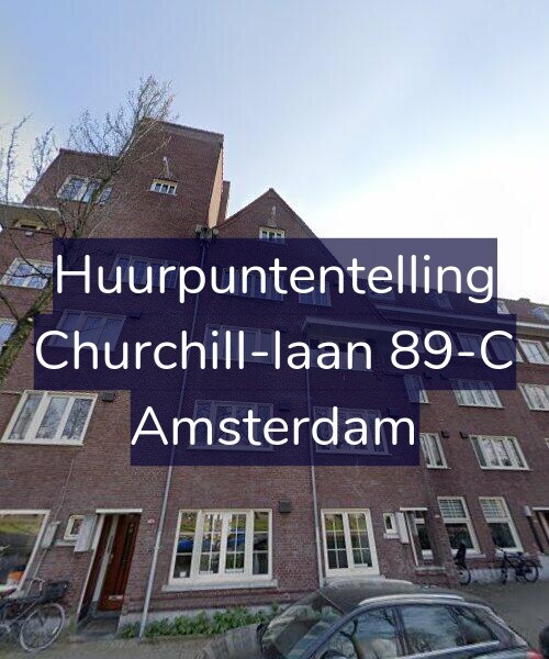 Foto gevel Huurpuntentelling voor Churchill-laan 89-C, Amsterdam
