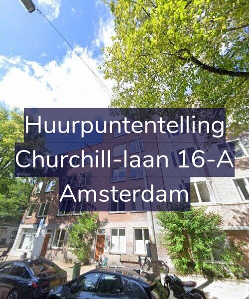 Foto gevel Huurpuntentelling voor Churchill-laan 16-A, Amsterdam