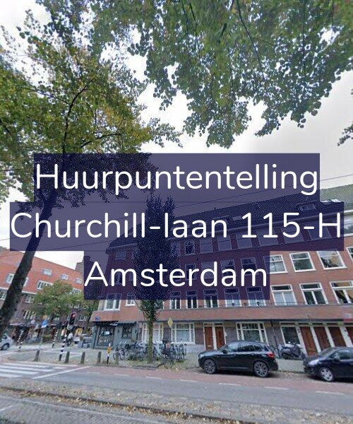 Foto gevel Huurpuntentelling voor Churchill-laan 115-H, Amsterdam