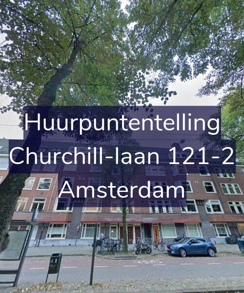 Foto gevel Huurpuntentelling voor Churchill-laan 121-2, Amsterdam