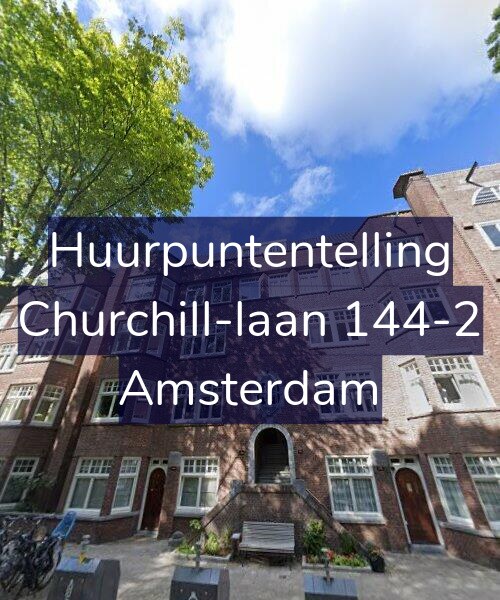 Foto gevel Huurpuntentelling voor Churchill-laan 144-2, Amsterdam