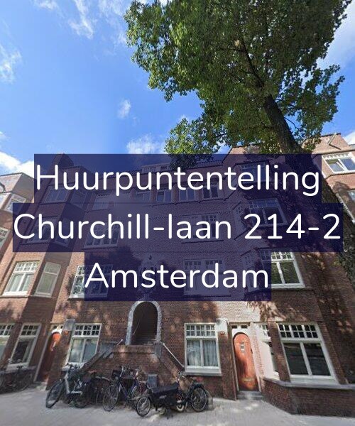 Foto gevel Huurpuntentelling voor Churchill-laan 214-2, Amsterdam