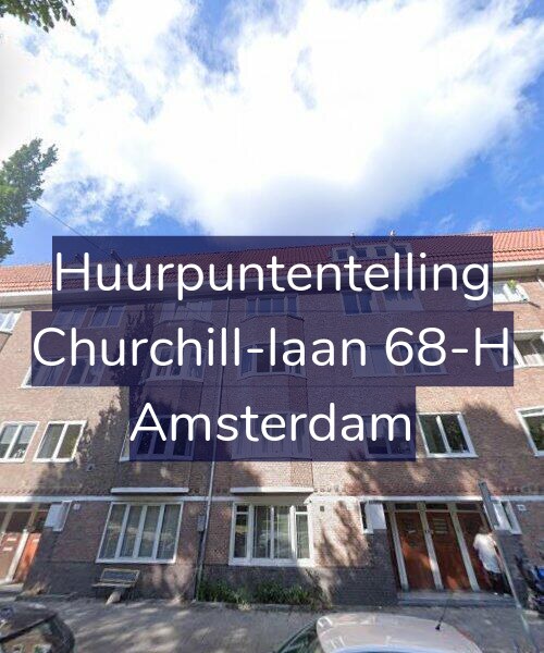 Foto gevel Huurpuntentelling voor Churchill-laan 68-H, Amsterdam