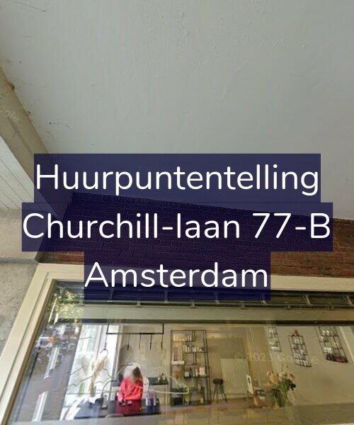 Foto gevel Huurpuntentelling voor Churchill-laan 77-B, Amsterdam