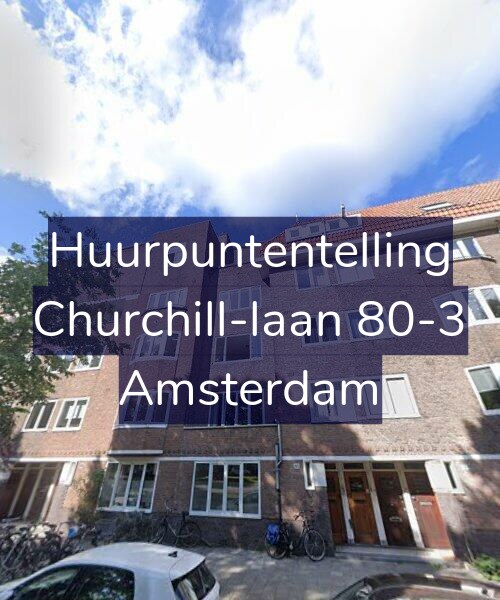 Foto gevel Huurpuntentelling voor Churchill-laan 80-3, Amsterdam