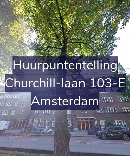 Foto gevel Huurpuntentelling voor Churchill-laan 103-E, Amsterdam