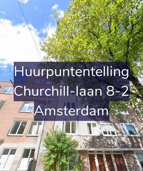Foto gevel Huurpuntentelling voor Churchill-laan 8-2, Amsterdam