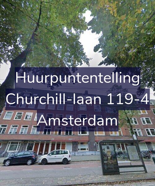 Foto gevel Huurpuntentelling voor Churchill-laan 119-4, Amsterdam