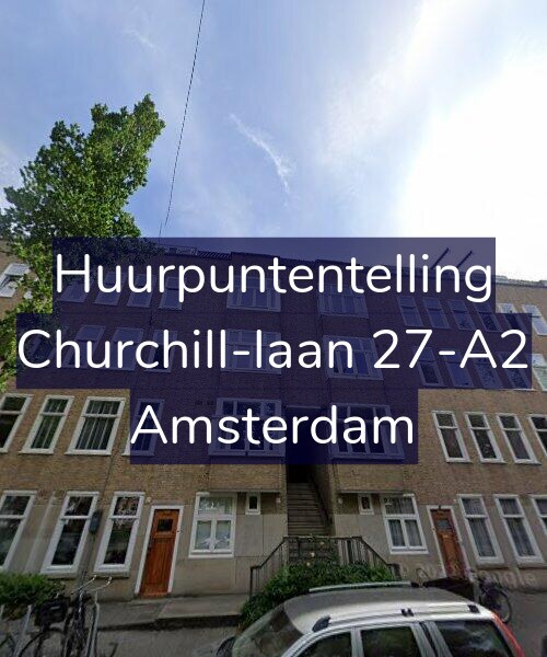 Foto gevel Huurpuntentelling voor Churchill-laan 27-A2, Amsterdam